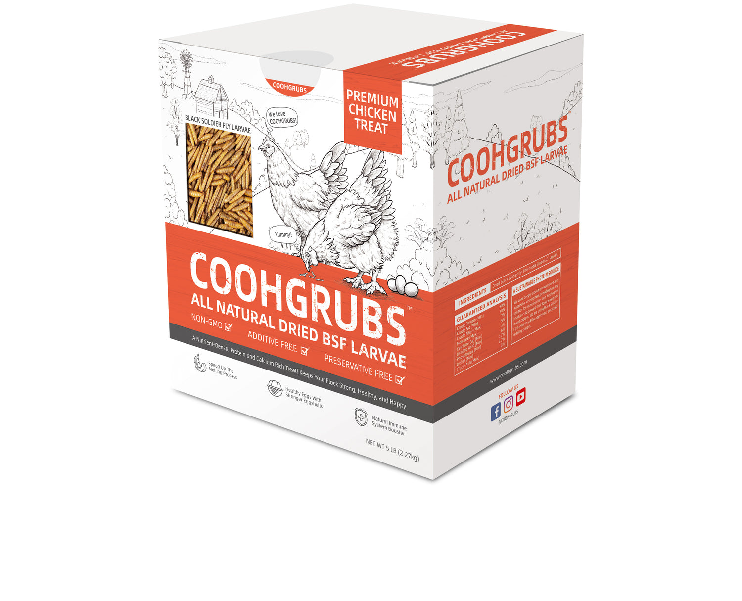 COOHGRUBS: Nutrients packed snacks for your flock